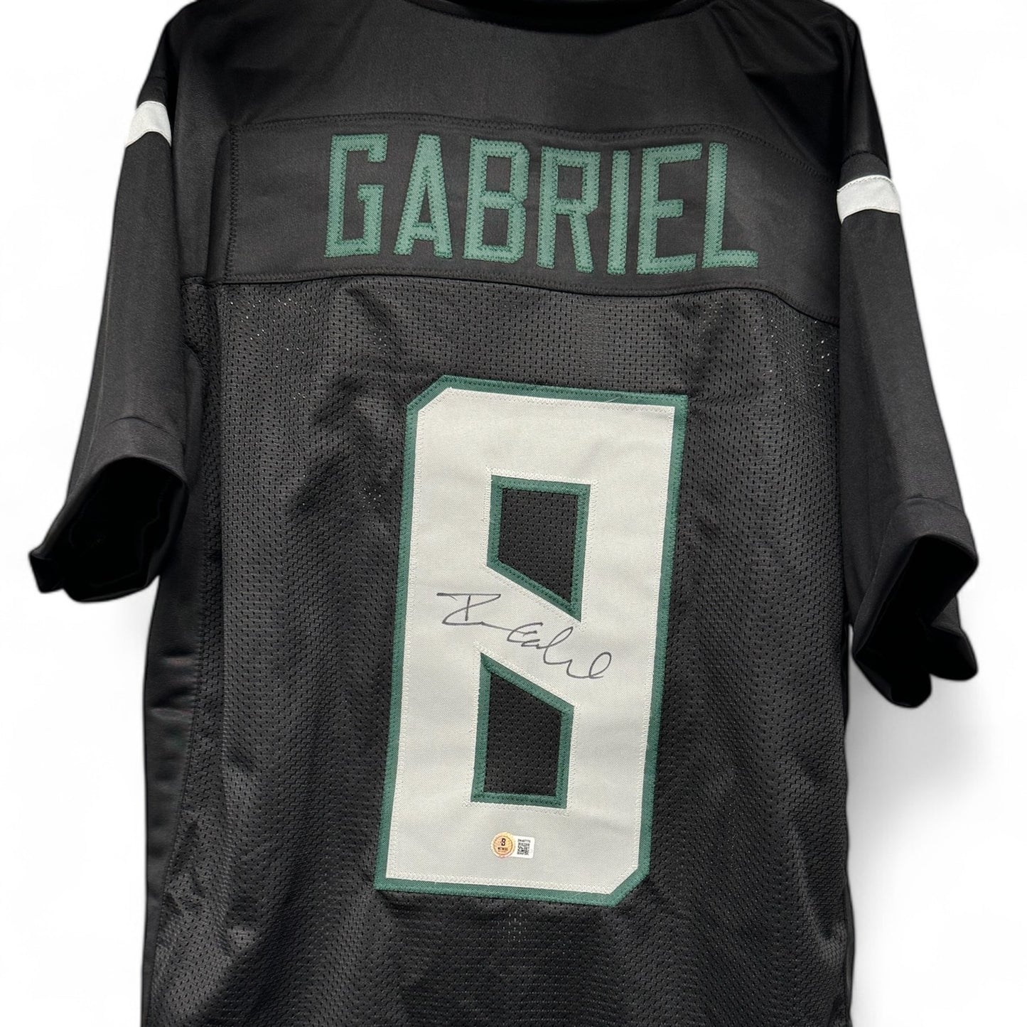 Dillon Gabriel (Oregon Ducks #8) autographed signed black jersey w/ Beckett COA