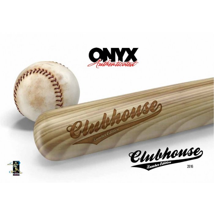 2024 Onyx Baseball Clubhouse Lumber Collection Game Used & Autographed Baseball Bat