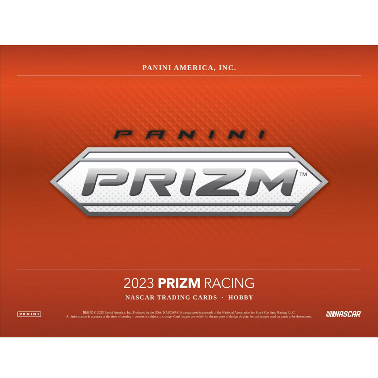 2023 Panini Prizm Racing, Hobby Box