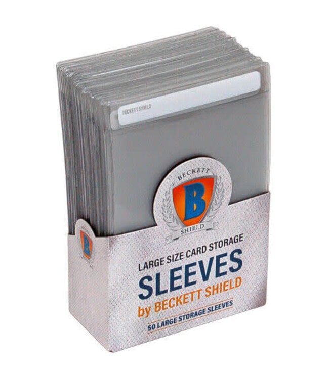 Beckett Shield Large Size Card Storage, 50ct Pack