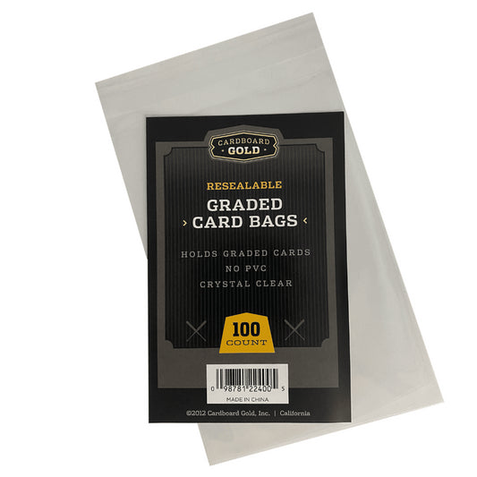 CBG Resealable Graded Card Bags, 100ct Pack