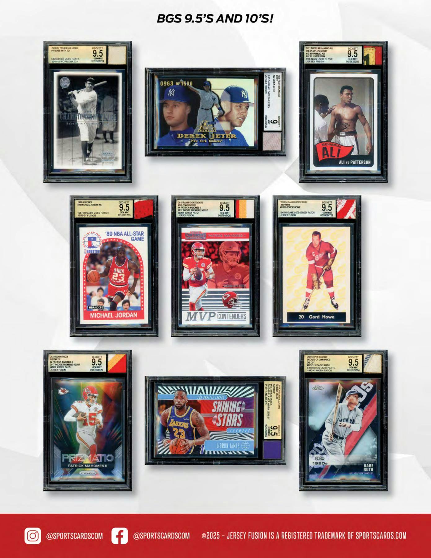 2025 Jersey Fusion Legendary Collection Hobby Box (Presell 12/8)