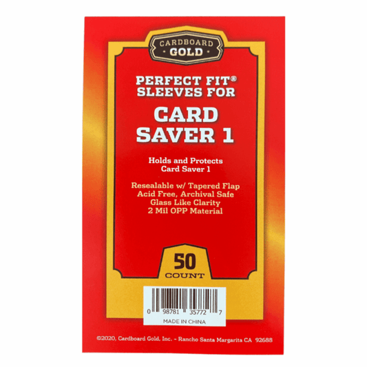 CBG Card Saver 1 Soft Sleeves, 50ct Pack