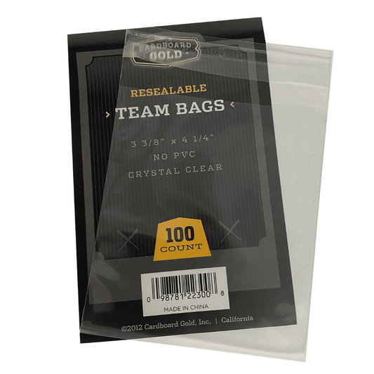 CBG Resealable Team Bags (3-3/8”x4-1/4”), 100ct Pack