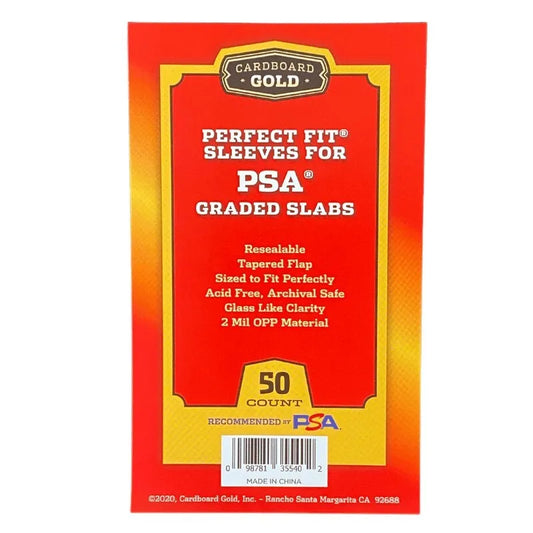 CBG PSA Graded Slabs Sleeves, 50ct Pack
