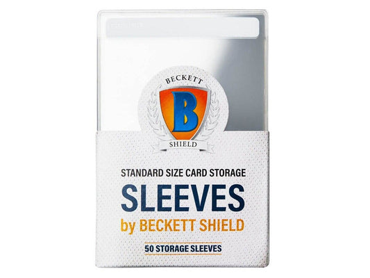 Beckett Shield Storage Sleeves (Standard Cards), 50ct Pack