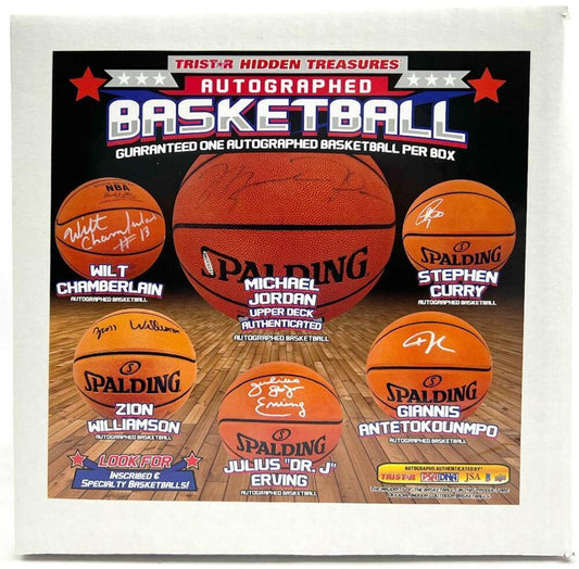 2021 Tristar Hidden Treasures Autographed Basketball, Hobby Box