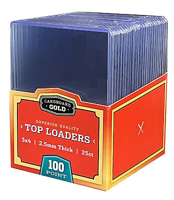 CBG Top Loaders 3x4 (100pt), 25ct Pack