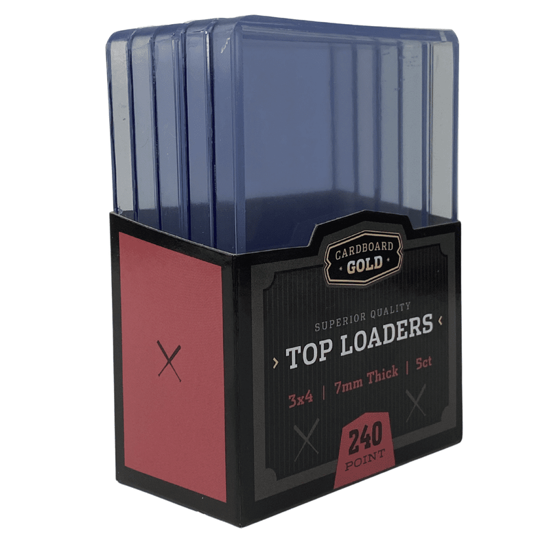 CBG Top Loaders 3x4 (240pt), 5ct Pack