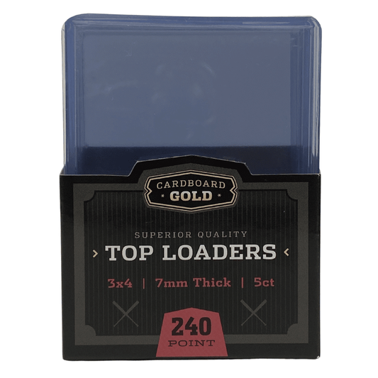 CBG Top Loaders 3x4 (240pt), 5ct Pack