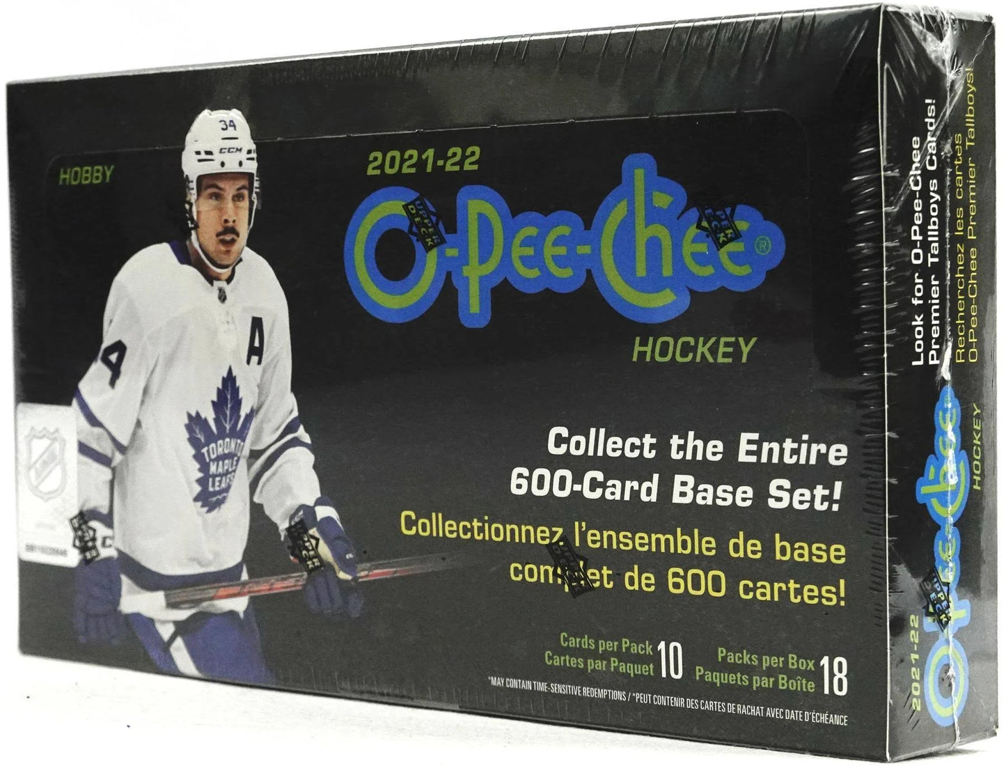 2021-22 Hockey O-Pee-Chee de cubierta superior, Hobby Box
