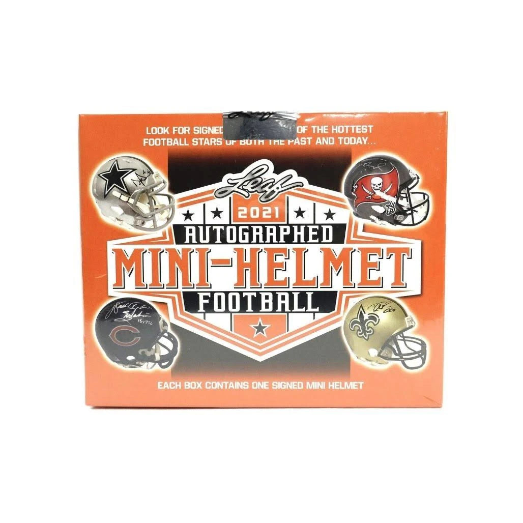 Mini casco autografiado de fútbol Leaf 2021