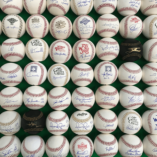 Autographed MLB Baseball Mystery Grab Bag (with COA)